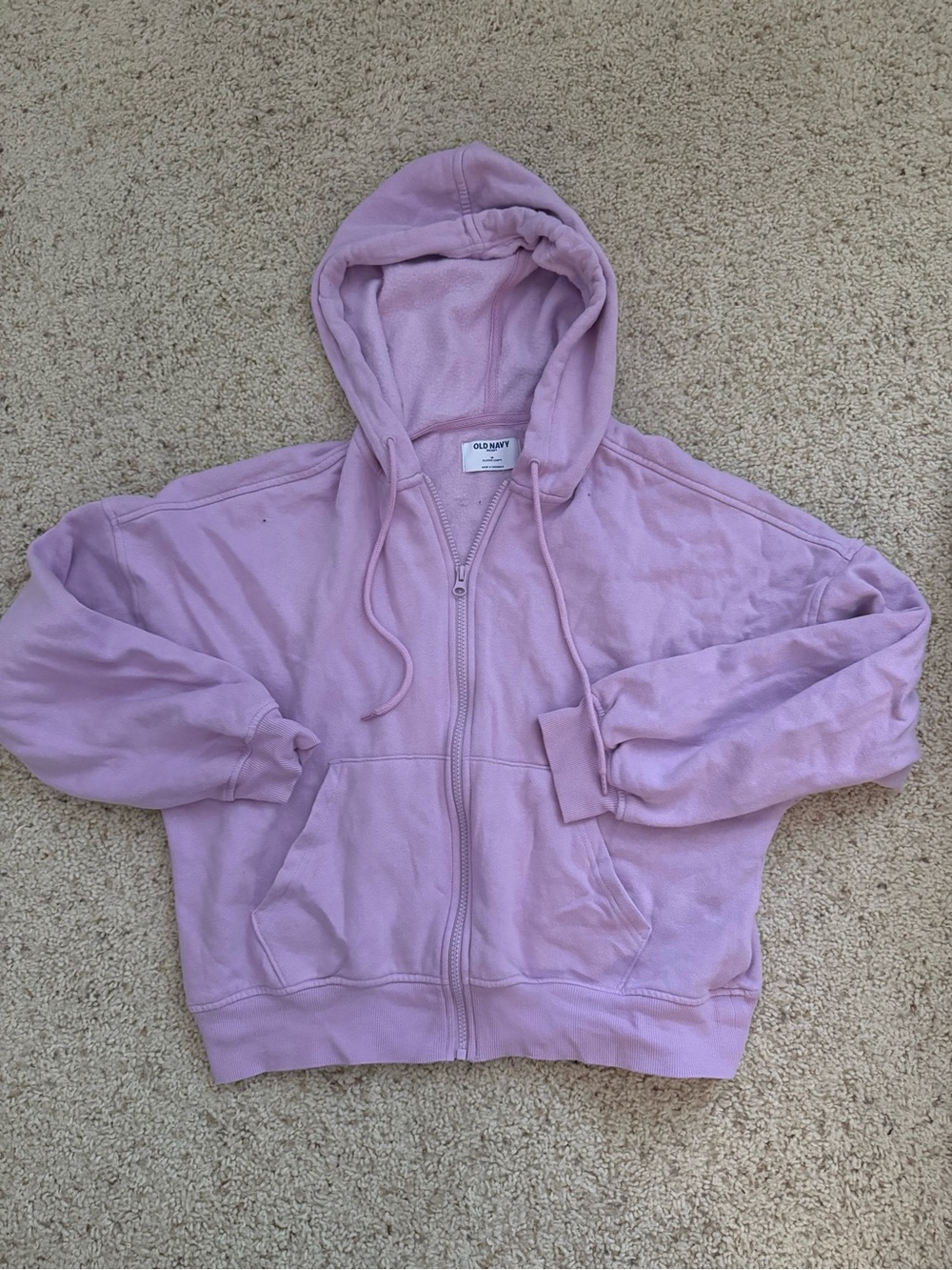 Old Navy Lavender Zip-Up Hoodie